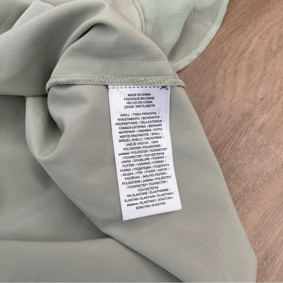 LAUREN RALPH LAUREN Floral Crinkled Georgette Gown sz 18 - Picture 10 of 13